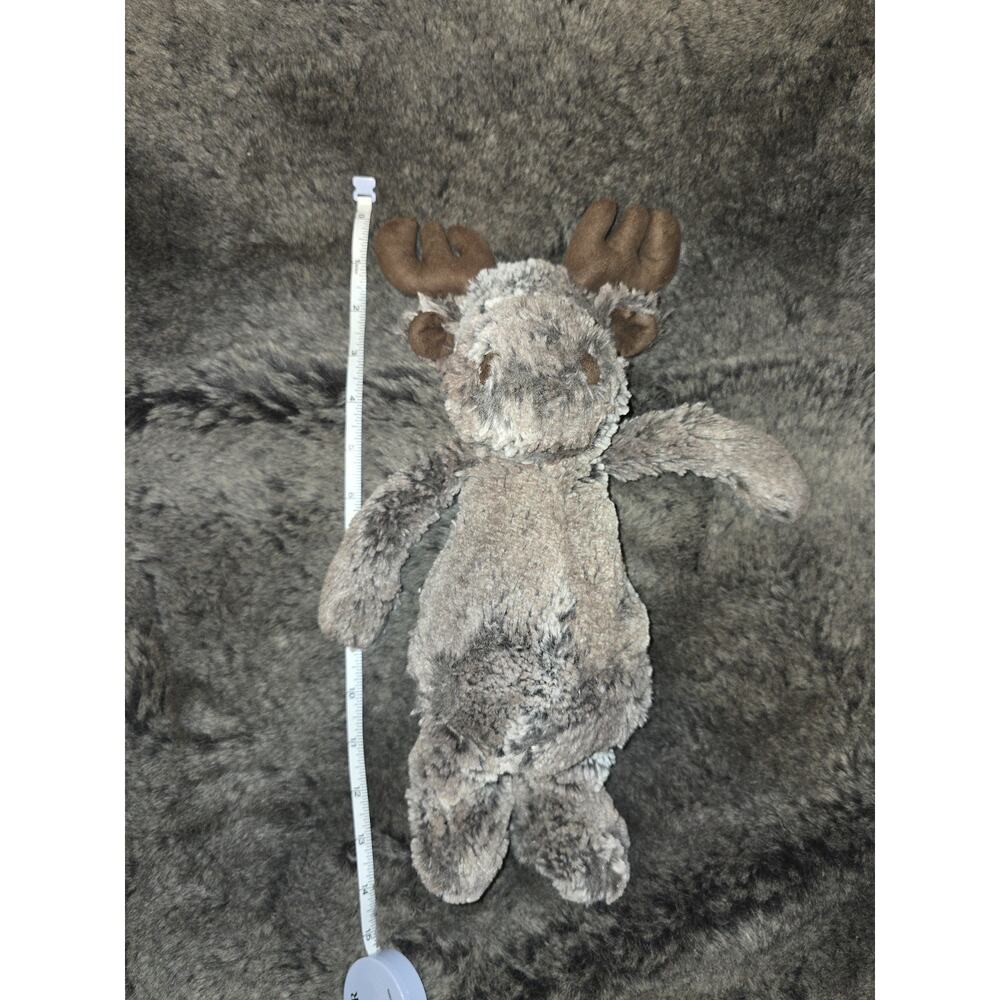 Jellycat Brown and Cream Plush Moose Stuffed Animal